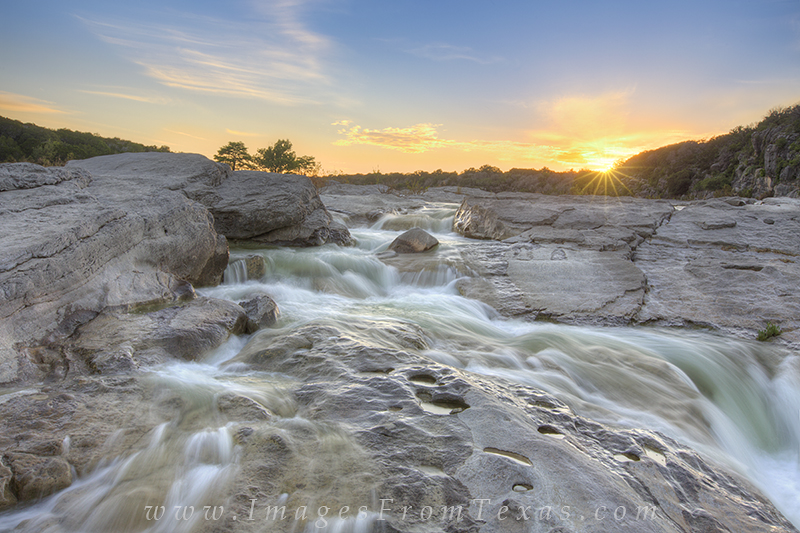 texas sunset,pedernales falls state park,texas hill country images,texas hill country prints,pedernales river,texas river images
