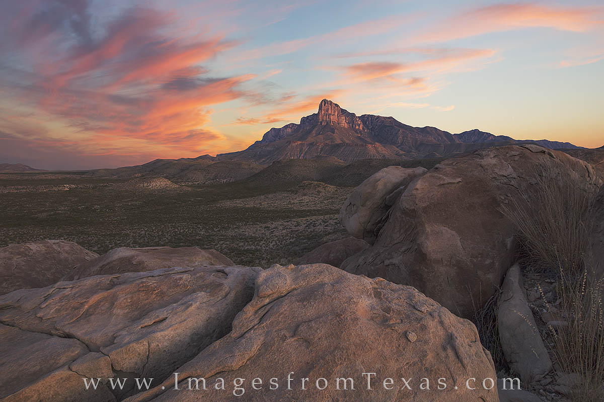 guadalupe mountains, guadalupe mountains national park, el capitan, guadalupe mountains photos, texas national park images, el capitan photos, texas desert, williams ranch road