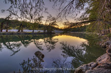 Hill Country River Sunrise 1