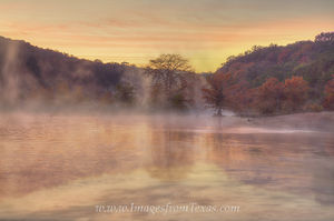 Autumn Hill Country Red Sky Sunrise 1