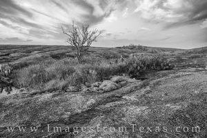 Black and White from Enchanted Rock State Natural Area 520-1