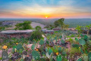 Enchanted Rock State Natural Area Spring Sunset 428-1