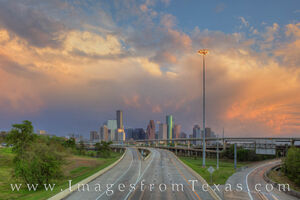 Houston Skyline after a Stormy Afternoon 1