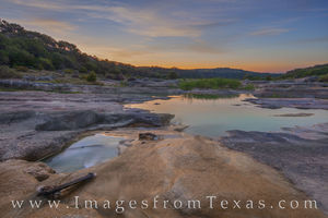 Late August Sunrise on the Pedernales 825-4