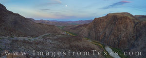 Moonrise from Dom Rock Panorama 1