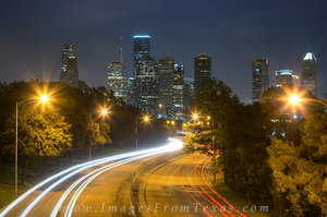 Traffic and the Houston Skyline 1