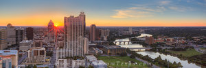 Pano of Downtown Austin at Sunrise 2
