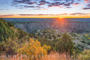 September Sunrise in Palo Duro Canyon 28-1