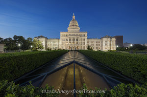 Texas Capitol September before Sunrise