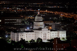 Texas State Capitol at Night - Austin
