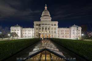 The Texas State Capitol before Sunrise