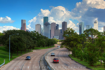 Summer Clouds over the Houston Skyline 1
