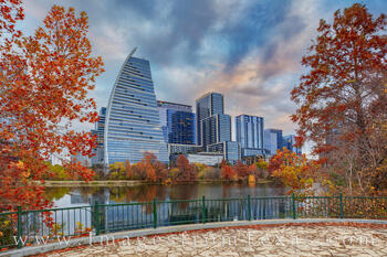 Austin Skyline in Autumn 1214-1