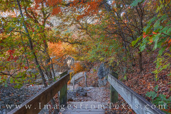 Bridge to Autumn Colors - Lost Maples 1112-2
