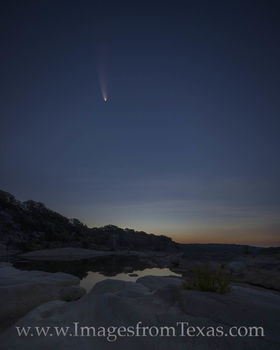 Comet NEOWISE over the Hill Country 1