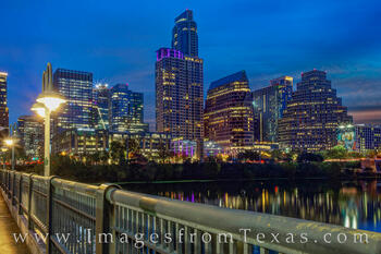 Downtown Austin from the First Street Bridge 1214-1