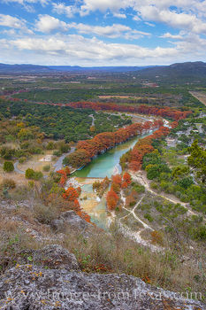Frio River in Fall from Old Baldie 1114-3