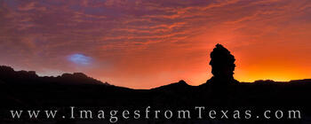 Hoodoo Panorama at Sunset - Big Bend National Park 1