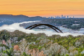 January Fog at the  360 Bridge 1