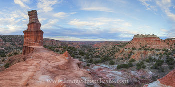 Lighthouse Panorama from Palo Duro Canyon 1