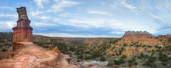 Lighthouse Panorama from Palo Duro Canyon 2