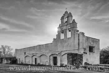 Mission San Juan Capistrano 1230-2 Black and White