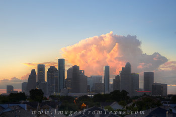 Morning Storms over Houston, Texas