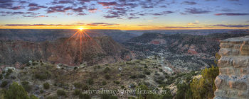 Palo Duro Canyon Sunrise Panorama 1