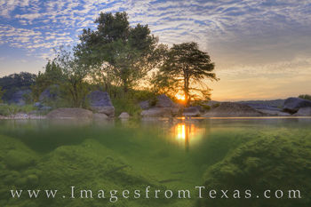 Pedernales River - Sunrise with the Fish 1