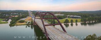 Pennybacker Bridge Panorama July Morning 1