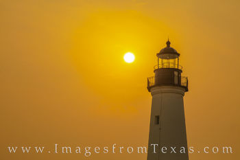 Port Isabel Lighthouse Foggy Day Sunrise 510-1