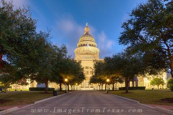 Dawn Skies over the Texas State Capitol