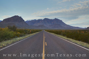 Road to the Chisos Mountains Morning 1
