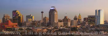 San Antonio Skyline Panorama 10319-2