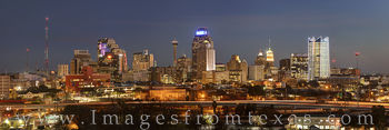 San Antonio Skyline at Night 104-1