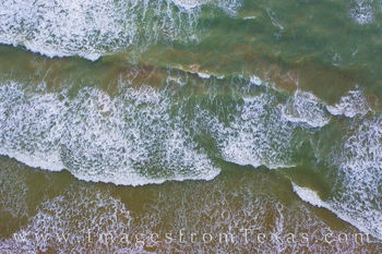 South Padre Waves Aerial View 510-1