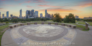 Sunrise over Austin, Texas Panorama 3