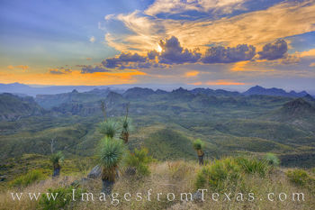 Sunset from Oso Peak, Big Bend Ranch 5