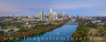 Texas Aerials - Austin Skyline Panorama, November 1120-1