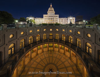 Texas Capitol before Sunrise facing Sout