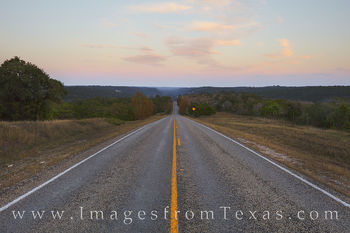 Texas Hill Country Road to Evening 1
