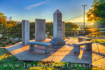 Waco Peace Officer Memorial at Sunrise 1