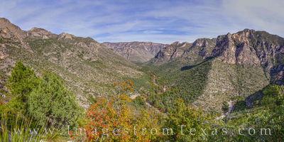Guadalupe Mountains Fall Panorama 1