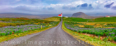 Ingjaldshólskirkja Panorama - West Iceland 2