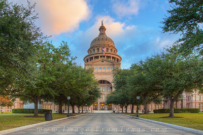 Texas State Capitol Autumn Morning 1