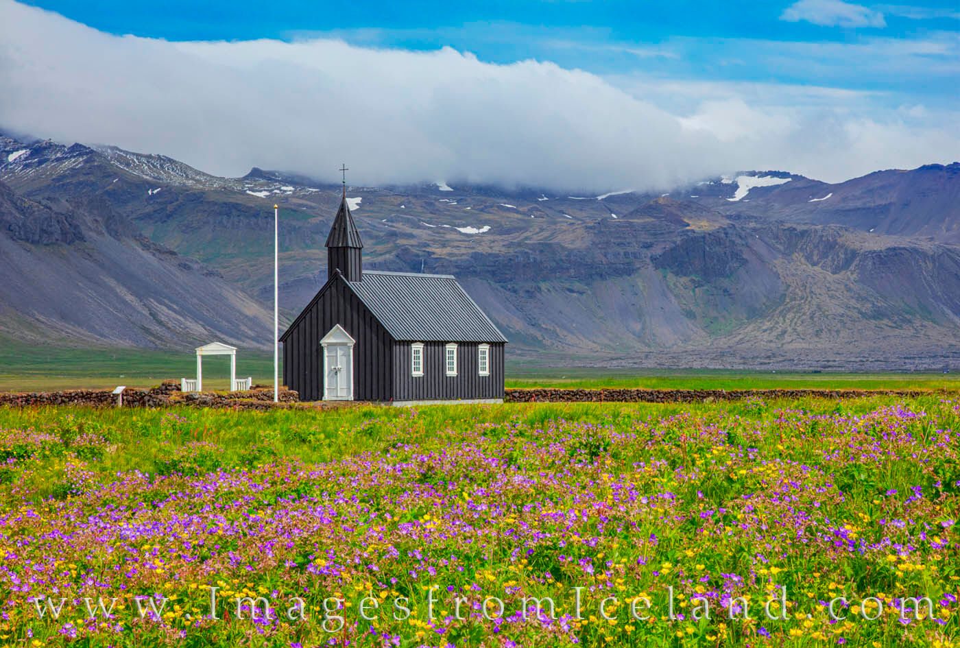Búðakirkja is a small black church on the south coast of the Snæfellsnes Peninsula in the tiny village of Búðir. The church...