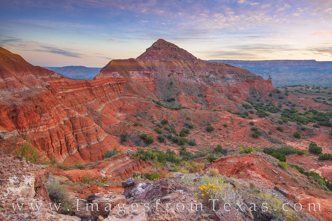 Capitol Peak stand high above the valley of Palo Duro Canyon on a beautiful October morning. The scramble up to this perch was...