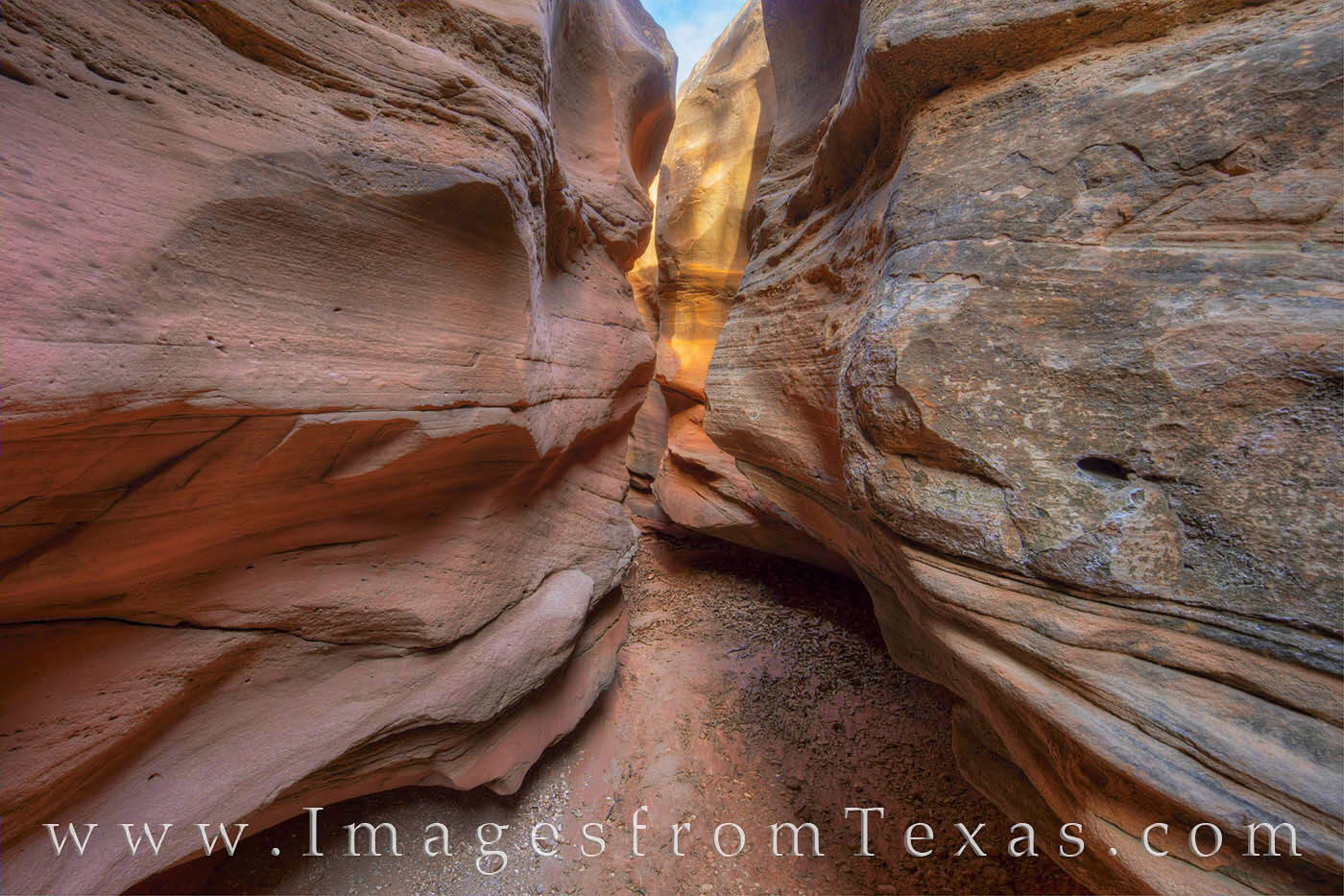 This image from Palo Duro Canyon's slot canyons offers a different view of the Central Utah Lower Slot. As part of the larger...