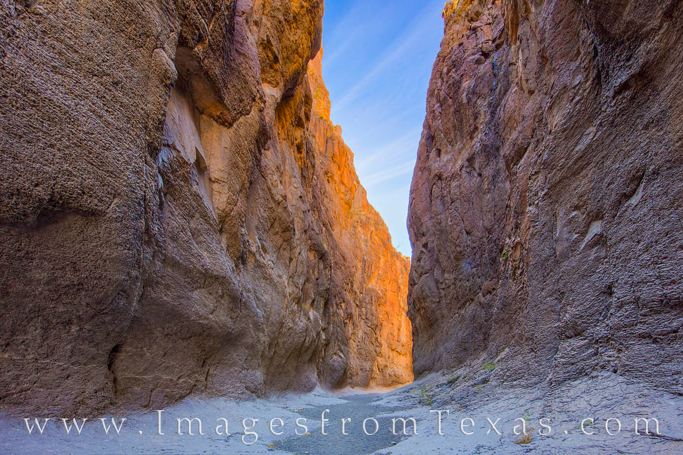 Closed Canyon in Big Bend Ranch State Park takes you about a half-mile through high rocky cliffs within the Colorado Mesa. This...