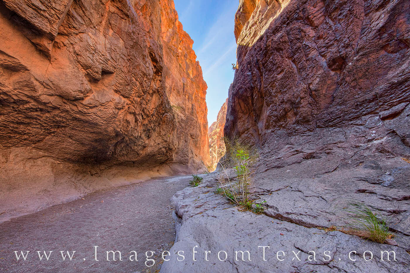 Closed Canyon sits just off FM 170 in Big Bend Ranch Stare Park. The hike through this slot canyon is easy, following a sandy...